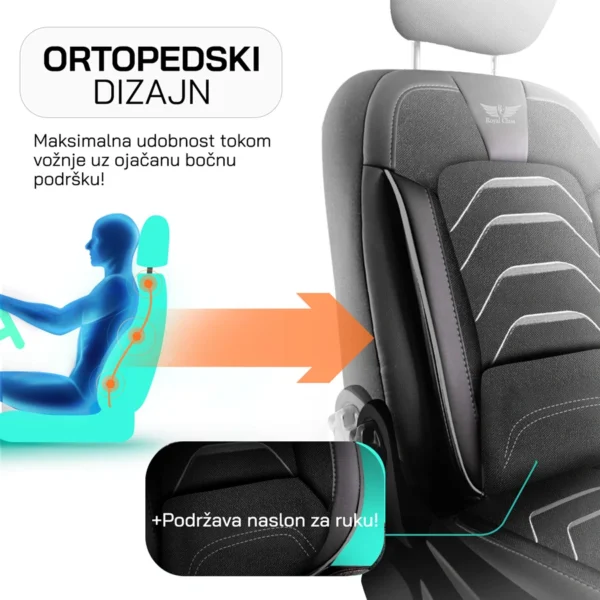 Presvlaka za Automobil – Bodrum Crna | Univerzalna - Slika 3