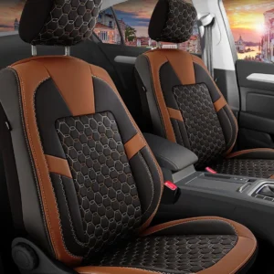 Presvlaka za Automobil – Diamond Crno-Smeđa | Univerzalna